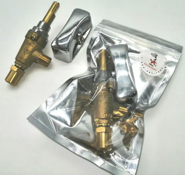Alt view image 5 of 7 - Burner Gas Valve With Knob (Ring Burner Gas Valve 1/8" NPT Inlet) (Natural Gas)