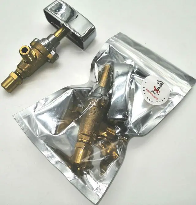 Alt view image 6 of 7 - Burner Gas Valve With Knob (Ring Burner Gas Valve 1/8" NPT Inlet) (Natural Gas)