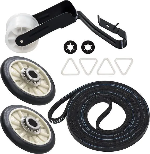 Alt view image 2 of 4 - Replacement 279948 Dryer Repair Dryer Maintenance Kit Compatible for Whirlpool for Kenmore 11060012001 11060022010 11060172001 1CWED5100VQ0 1CWED5100VQ1 7MLGC9545JQ4 7MLGC9545JQ5 Models