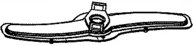 Main image of Dishwasher Spray Arm, Upper, Stainless Steel, Silver, 1, Dishwasher Replacement Part