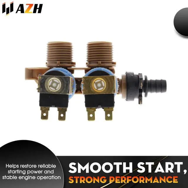 Alt view image 5 of 5 - Water Inlet Valve Replacement For Maytag MVWC300VW0 MVWC400VW0 MVWC500VW0 MVWC700VJ0 MVWC700VW0, Crosley CAWS966RQ0 CAWS966RQ1, Estate ETW4300TQ0 ETW4400TQ1 ETW4450TQ0, Magic Chef HTW4300TQ0 Washer