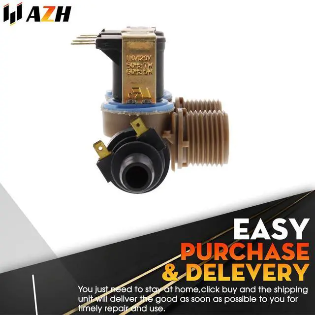 Alt view image 3 of 5 - Water Inlet Valve Replacement For Maytag MVWC300VW0 MVWC400VW0 MVWC500VW0 MVWC700VJ0 MVWC700VW0, Crosley CAWS966RQ0 CAWS966RQ1, Estate ETW4300TQ0 ETW4400TQ1 ETW4450TQ0, Magic Chef HTW4300TQ0 Washer