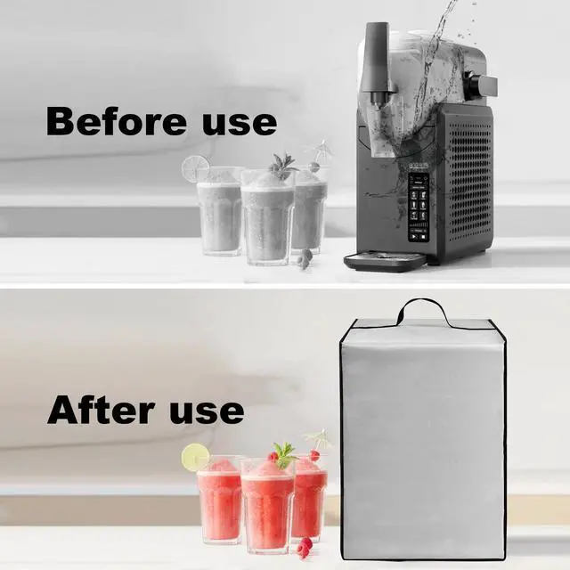 Alt view image 3 of 7 - Frozen Drink Maker Cover for Iceman Slush-Ease MAX 90oz Slushie Machine | Slushie Machine Dust Covers,Waterproof Dustproof Anti-Static Nylon Case(Cover Only)