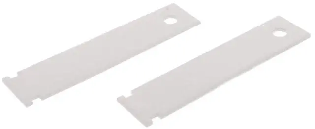 Main image of WE03X37317 Dryer Drum Slide (2pk) Compatible with General Electric, Hotpoint, RCA, Kenmore, Replacement for AP7217723, WE1M1067, WE01M0316,WE1M316, WE1M481, WE1M507