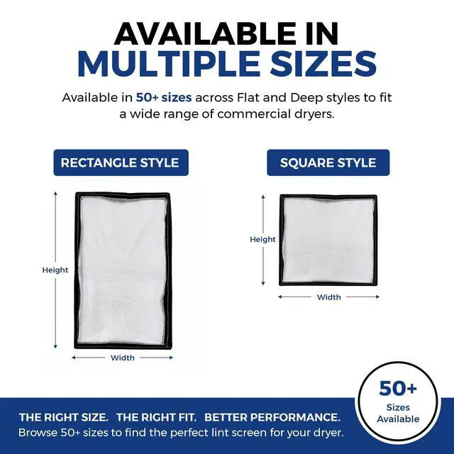 Alt view image 7 of 7 - Cissel Frameless Replacement Lint Screens Fits Model TU8955 | Heavy-Duty Stainless Mesh Dryer Filter | Easy Install & Long-Lasting - TU 8955 (Pack of 1) - 22 x 22