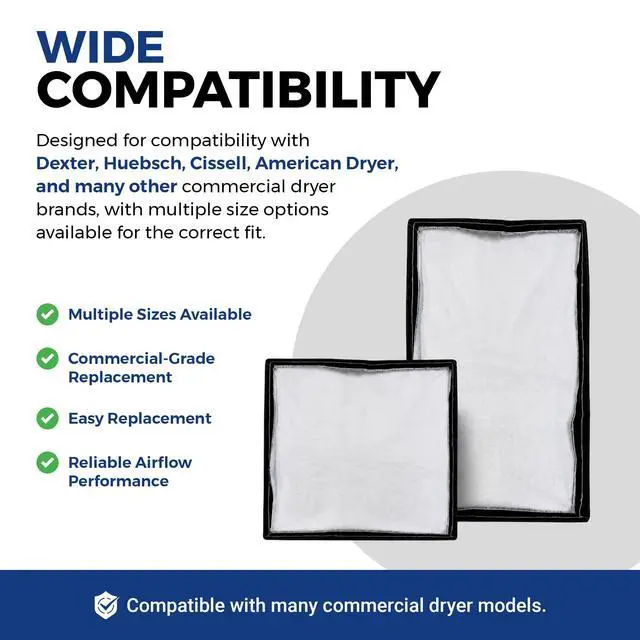 Alt view image 4 of 7 - Cissel Frameless Replacement Lint Screens Fits Model TU8955 | Heavy-Duty Stainless Mesh Dryer Filter | Easy Install & Long-Lasting - TU 8955 (Pack of 1) - 22 x 22