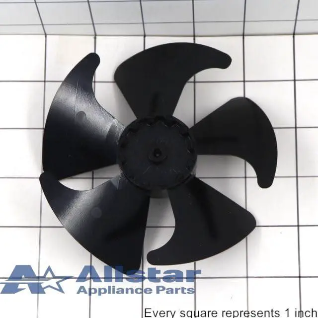 Alt view image 3 of 6 - WR60X46086 Refrigerator Evaporator Fan Blade
