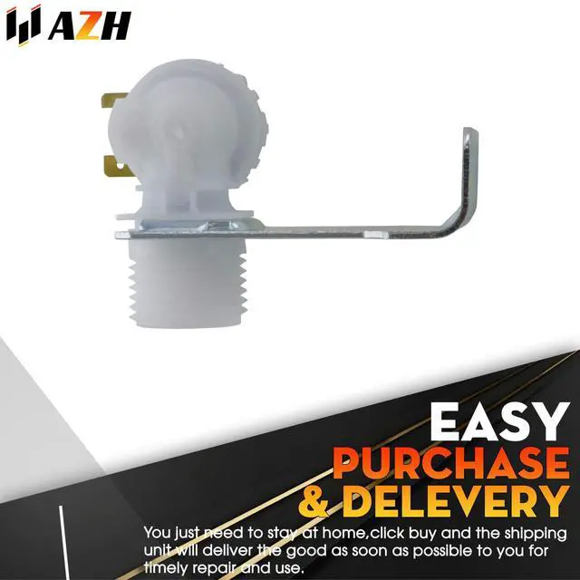 Alt view image 3 of 5 - Water Inlet Valve Replacement For Frigidaire FGID2466QF2A FGID2466QF3A FGID2466QF4A FGID2466QF5A FGID2466QF6A FGID2466QF7A FGID2466QW0A FGID2466QW1A FGID2466QW2A FGID2466QW3A FGID2466QW4A Dishwasher