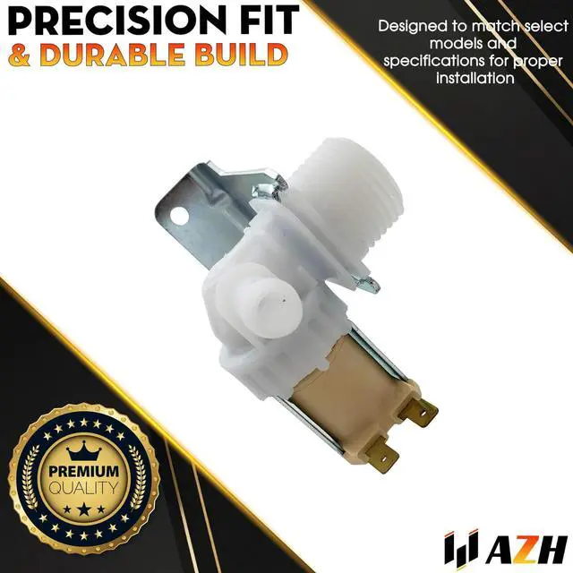 Alt view image 4 of 5 - Water Inlet Valve Replacement For Frigidaire FGID2466QF2A FGID2466QF3A FGID2466QF4A FGID2466QF5A FGID2466QF6A FGID2466QF7A FGID2466QW0A FGID2466QW1A FGID2466QW2A FGID2466QW3A FGID2466QW4A Dishwasher