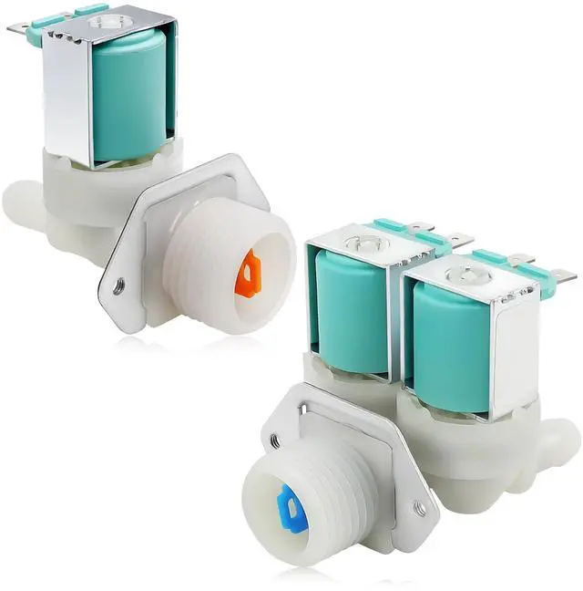 Main image of Water Inlet Valve for Samsung WF363BTBEUF/A2 Washer Cold & Hot Water Inlet Valve Replacement