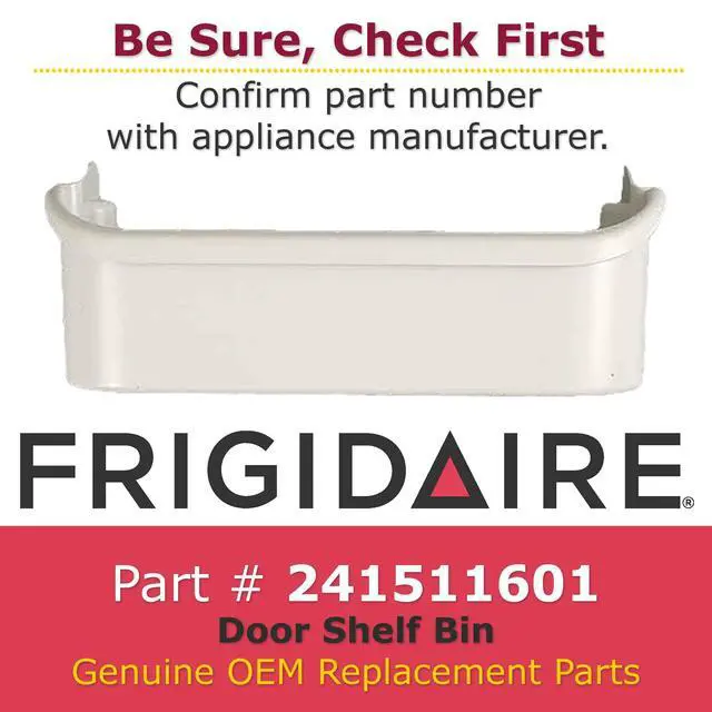 Alt view image 3 of 5 - GENUINE 241511601 Refrigerator Door Shelf Bin