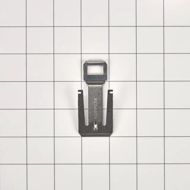 Alt view image 3 of 4 - Whirlpool WPW10544004 OEM Dishwasher Door Latch Strike, Standard, Grey