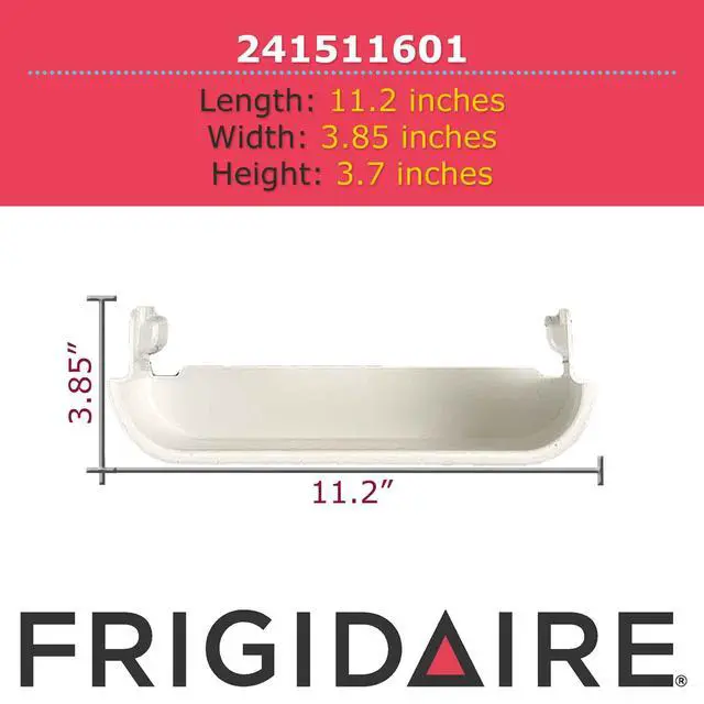 Alt view image 5 of 5 - GENUINE 241511601 Refrigerator Door Shelf Bin
