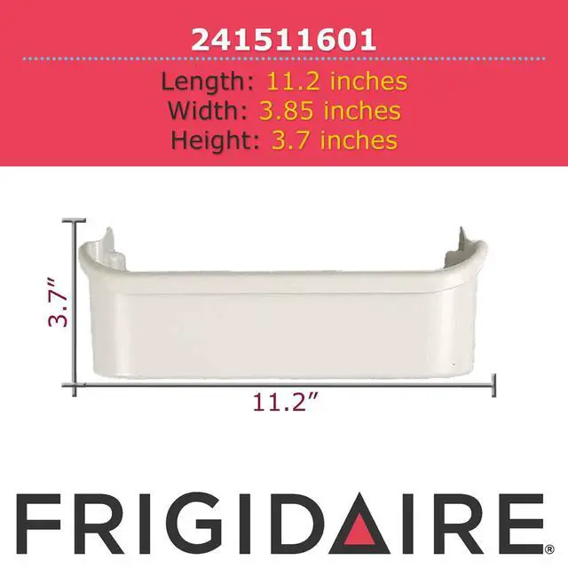 Alt view image 4 of 5 - GENUINE 241511601 Refrigerator Door Shelf Bin