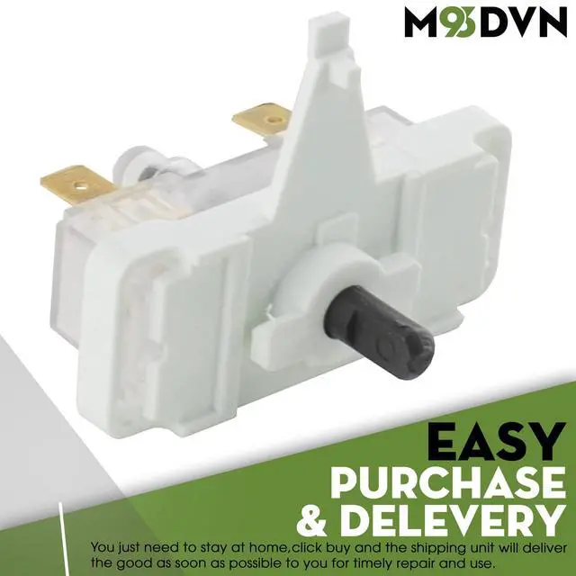Alt view image 5 of 6 - Push to Start Switch Replacement for Hotpoint HTDX100ED2WW HTDX100EM2WW HTDX100EM8WW HTDX100GM7WW Dryer