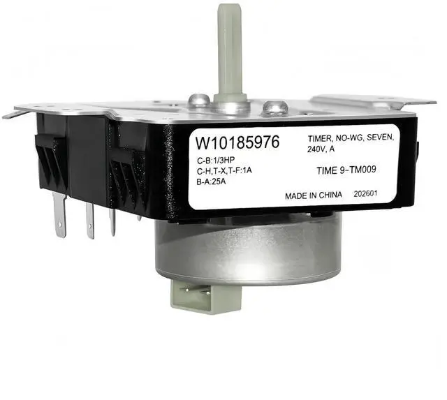 Main image of W10185976 WPW10185976 Dryer Timer,115V 60Hz Replacement for Whirlpool Kenmore Dryer, Replaces WPW10185976VP 1481703 AP6016539 PS11749829