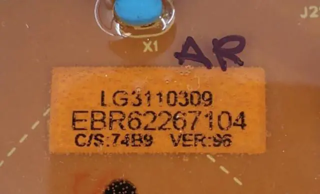 Alt view image 3 of 3 - OEM Replacement for LG Washer User Control EBR62267104