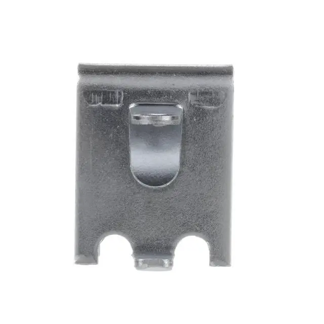 Alt view image 5 of 7 - 8 Pack Zinc Plated Steel Universal Snap-in Shelf Clip for Commercial Refrigerators, Freezers, and Coolers - 7/8" Replacement Pilaster Shelf Clip with 7/16" Tab for Additional Support