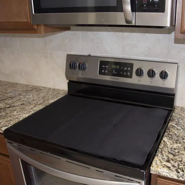 Main image of Glass Top Stove Protector - (28.75x20.5) - Electric Stove, Glass Top Stove, Ceramic Glass Cooktop Protector, Full Stove Cover, Flat Top Oven/Range Protector Large