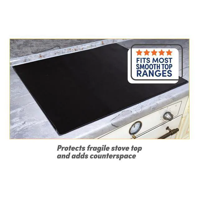Alt view image 7 of 7 - Glass Top Stove Protector - (28.75x20.5) - Electric Stove, Glass Top Stove, Ceramic Glass Cooktop Protector, Full Stove Cover, Flat Top Oven/Range Protector Large