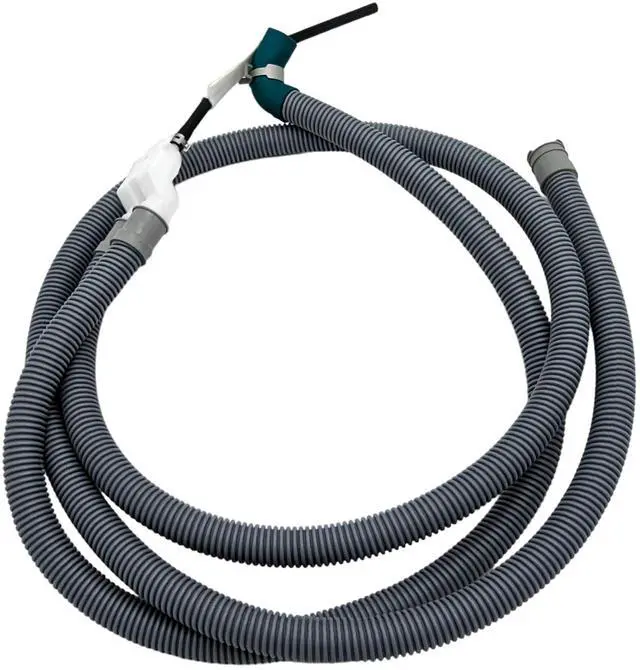 Main image of 5215ER2002G Genuine OEM Drain Hose Assembly (Grey) for Dishwashers