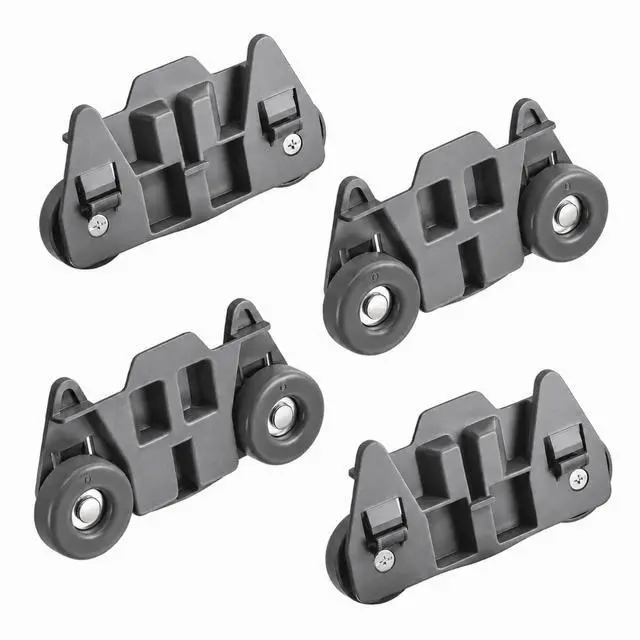Main image of 4 Pack Dishwasher Lower Rack Wheels Assembly for Maytag MDB4949SDH0 MDB4949SDM0 MDB4949SDM1 MDB4949SHW0 MDB4949SHZ0 MDB5969SDM0 MDB6949SDE0 Bottom Basket Dish Rack Replacement Parts