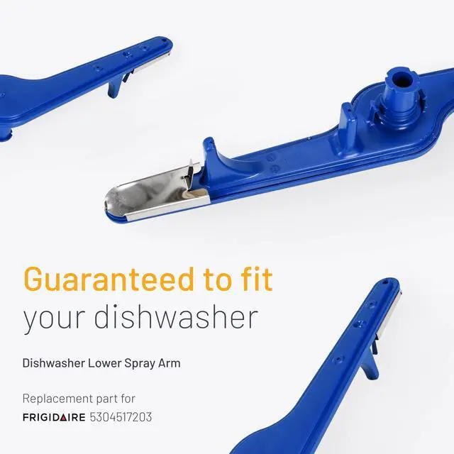 Alt view image 5 of 7 - 5304517203 Dishwasher Lower Spray Arm with Heat Shield Compatible with Frigidaire, Compatible with Electrolux Dishwashers, Replaces 154568001 154568002 AP6783883