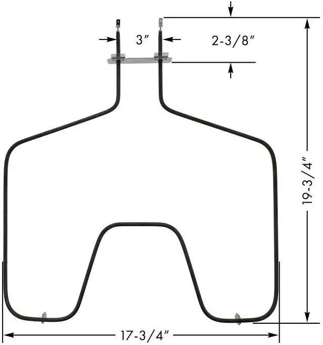 Alt view image 4 of 4 - WB44T10010 Bake Element