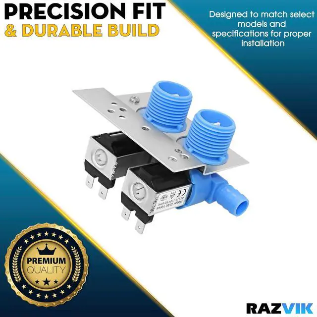 Alt view image 5 of 5 - Water Inlet Valve Replacement For Kenmore 110.26752502 110.82874120 110.28802890 110.26422500 110.28803890 110.26722693 110.82881100 110.29882891 110.92581220 110.92273100 110.26292692 Washing Machine