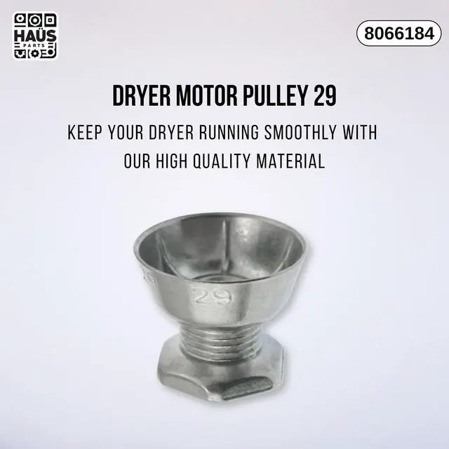 Alt view image 6 of 6 - 8066184 Dryer Motor Pulley Compatible with Whirlpool, Kenmore, Maytag, Amana Replaces WP8066184 W10402909 W10290531 W10290525 W10299847 8578565 (10-PACK)