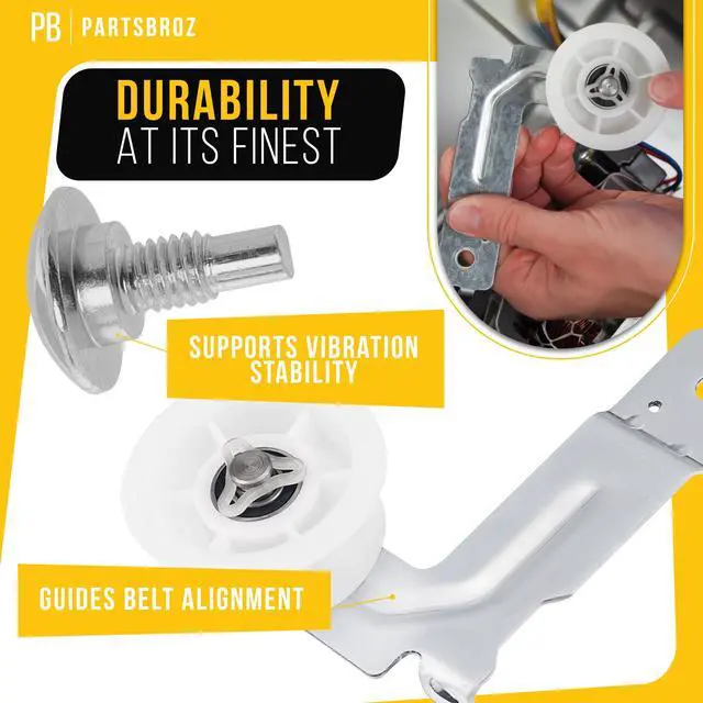 Alt view image 4 of 7 - Dryer Idler Pulley for Samsung DV50K8600GV/A3