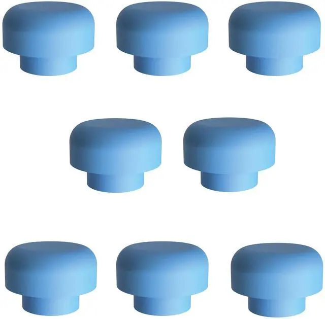 Main image of Volume Knob Replacement Compatible with Zaxcom VRX and ERX Receiver, 8 Pack (Light Blue)