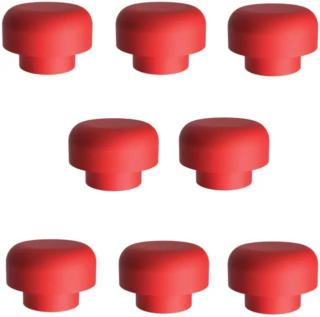 Main image of Volume Knob Replacement Compatible with Zaxcom VRX and ERX Receiver, 8 Pack (Red)