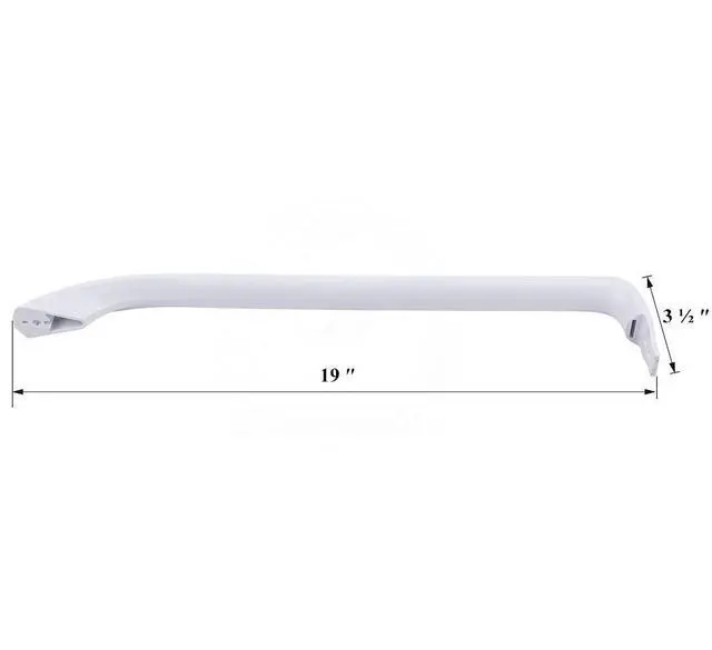 Alt view image 6 of 6 - Upgraded Appliance WR12X20141 Freezer Side Door Handle Compatible with General Electric (GE) Refrigerator White