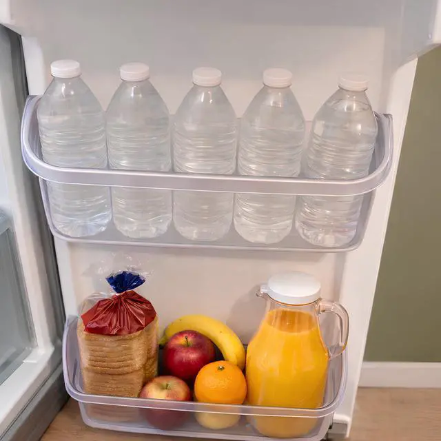 Alt view image 6 of 7 - Bottom Clear Refrigerator Door Shelf Bin Fits Frigidaire FGSS2635TF8 FGSS2635TF7 FGSS2635TF9 FGSS2635TFA FGSS2635TP8 FGSS2635TP4 FGSS2635TP5 FGSS2635TP6 FGSS2635TFB FGSS2635TP7, Side Rack Bin