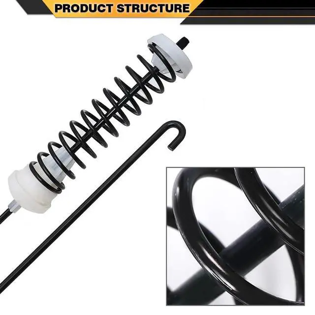 Alt view image 4 of 7 - Washing Machine Suspension Rods Kit 4 Pack W10780048 Compatible with Whirlpool/Compatible with Amana/Compatible with Maytag