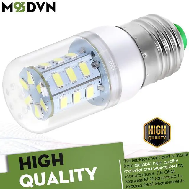 Alt view image 3 of 6 - Light Bulb Replacement for Frigidaire FFSS2615TS1 FFSS2625TP3 FFSS2615TS2 FFSS2625TP0 FFSS2615TS3 FFSS2615TS5 FFSS2625TE0 FFSS2625TP2 FFSS2625TE1 FFSS2625TE2 FFSS2625TE3 FFSS2625TP1 Refrigerator