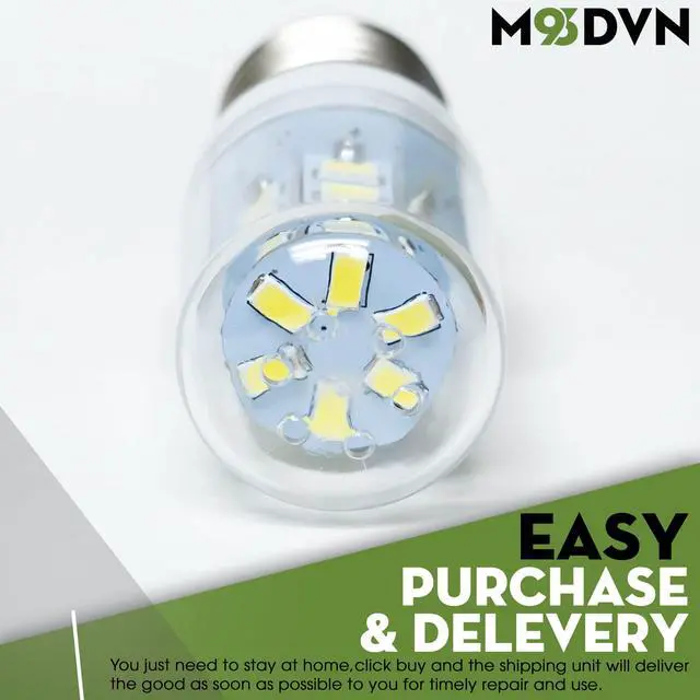 Alt view image 4 of 6 - Light Bulb Replacement for Frigidaire FFSS2615TS1 FFSS2625TP3 FFSS2615TS2 FFSS2625TP0 FFSS2615TS3 FFSS2615TS5 FFSS2625TE0 FFSS2625TP2 FFSS2625TE1 FFSS2625TE2 FFSS2625TE3 FFSS2625TP1 Refrigerator