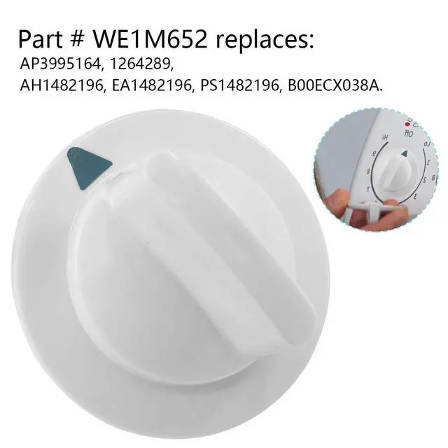 Alt view image 2 of 4 - Dryer Timer Knob Replacement For HTDX100EM7WW HTDX100EM8WW HTDX100GD0WW HTDX100GD1WW HTDX100GD2WW HTDX100GD3WW HTDX100GD4WW