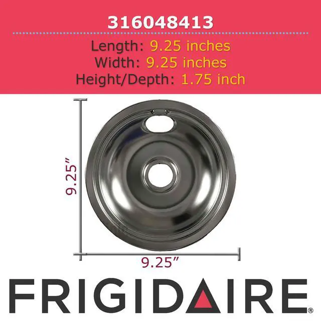 Alt view image 2 of 2 - GENUINE Frigidaire 316048413 Chrome Drip Pan