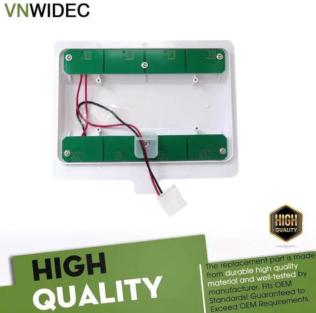 Alt view image 2 of 7 - Refrigerator LED Light Board for Whirlpool WRX735SDHZ01 WRF555SDFZ08 | Fits Whirlpool WRX735SDHZ, WRF555SDHV01, MFI2570FEZ04, WRF555SDFZ, WRF555SDFZ03, WRF555SDFZ04, WRF555SDFZ05, WRF555SDFZ07