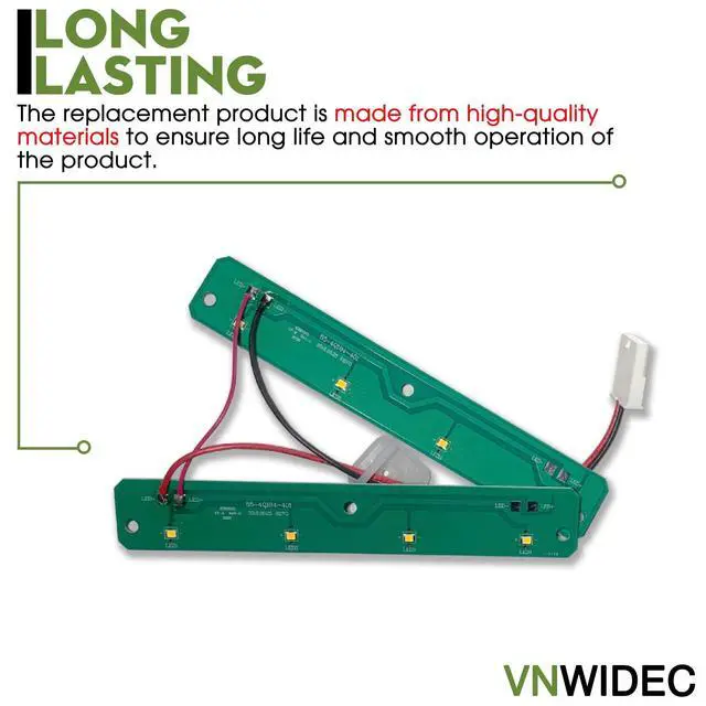 Alt view image 6 of 7 - Refrigerator LED Light Board for Whirlpool WRX735SDHZ01 WRF555SDFZ08 | Fits Whirlpool WRX735SDHZ, WRF555SDHV01, MFI2570FEZ04, WRF555SDFZ, WRF555SDFZ03, WRF555SDFZ04, WRF555SDFZ05, WRF555SDFZ07