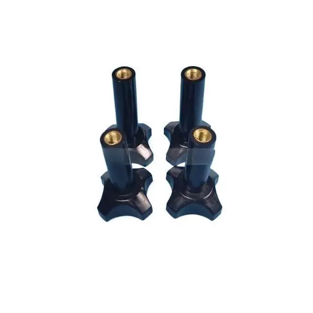 Alt view image 4 of 6 - 4 Pieces Black Screw Nuts Accessories, M8 Fastening Nut, Compatible for Vevor, Soft Serve Machines Ice-Cream Makers Parts Replacement