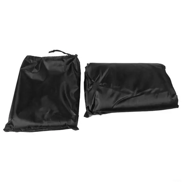 Alt view image 6 of 7 - Waterproof 210D Oxford Cloth Refrigerator Cover For Vertical Outdoor Fridges,Weather Protection With Zipper And Air Vents, Black Four Sizes Are Available(92x77x183cm)