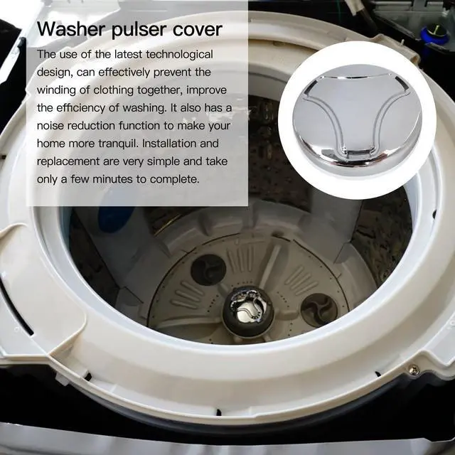 Alt view image 4 of 7 - 5006EA3009C MBL65219301 2649961 Washer Pulsator Cap Laundry Control Knob Replacement for LGWT1301CW/00 WD100CK WT7700HVA/00 WT7700HWA/00 WT1701CV/00