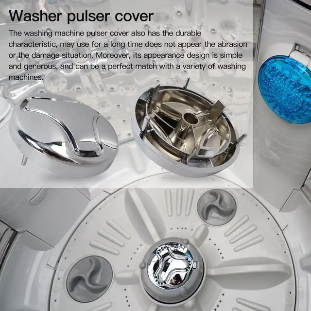 Alt view image 5 of 7 - 5006EA3009C MBL65219301 2649961 Washer Pulsator Cap Laundry Control Knob Replacement for LGWT1301CW/00 WD100CK WT7700HVA/00 WT7700HWA/00 WT1701CV/00