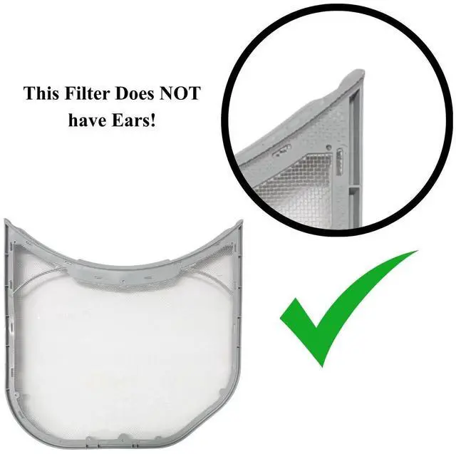Alt view image 2 of 3 - Dryer Lint Filter - No Ears - Compatible with LG Model Numbers DLGX3551W, DLE3400W, DLE3500W, DLEX3370V, DLEX3900W