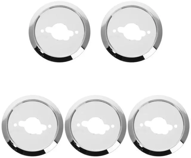Main image of Gas Stove Switch Knob Base Replacement 5Pcs Plastic BBQ Control Knobs for Kitchen Cooktop Oven with Sleek Electroplated Finish Rotating Gas Grill Knob
