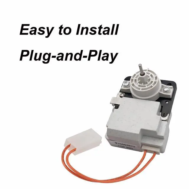 Alt view image 6 of 6 - W10464673 Refrigerator Evaporator Fan Motor, Compatible with Whirlpool Maytag KitchenAid Kenmore Refrigerators, Replaces WPW10464673 3020513 PS11755167 PS7320664, 20mm Shaft