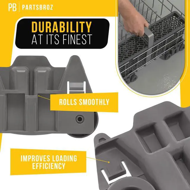 Alt view image 4 of 7 - Dishwasher Dishrack Roller for Kenmore 665.13963K013
